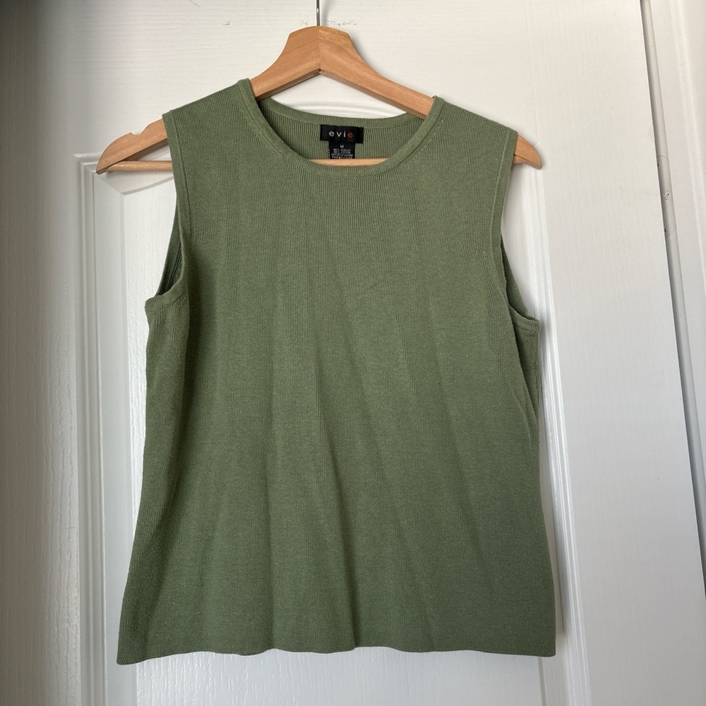 EVIE Sage Green Tank Top